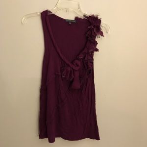 Purple Tank Top with Details